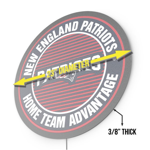 Patriots Home Field Advantage LED Lighted Sign 6