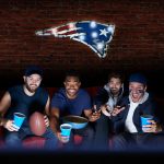 Patriots Lighted Recycled Metal Logo Sign NFL Officially Licensed