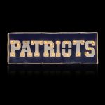 Patriots Lighted Recycled Metal Street Sign NFL 6 Patriots Lighted Recycled Metal Street Sign NFL
