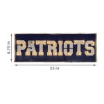 Patriots Lighted Recycled Metal Street Sign NFL 7 Patriots Lighted Recycled Metal Street Sign NFL