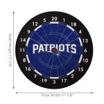 Patriots Paper Dartboard Set with Darts