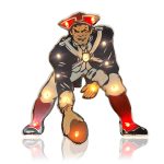 Patriots Recycled Metal Lighted Logo Sign NFL Licensed