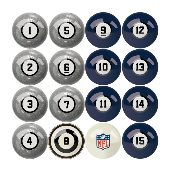 Patriots Regulation Billiard Ball Set with Numbers 1