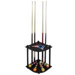 Patriots Solid Wood Corner Cue Rack