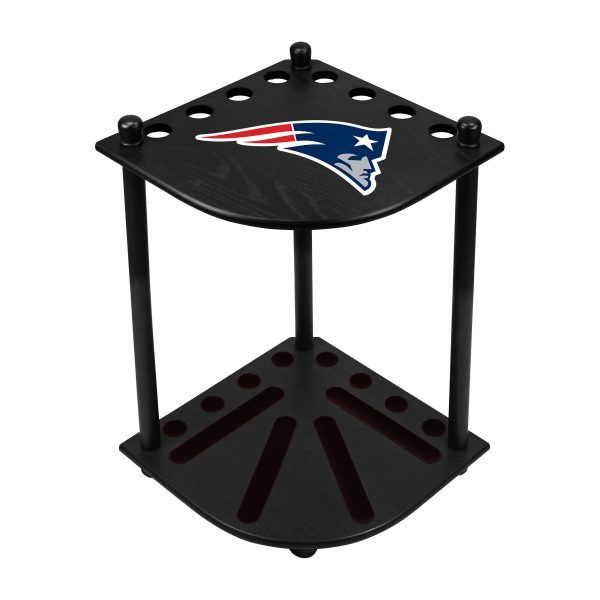Patriots Solid Wood Corner Cue Rack 4