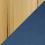Pebble Contemporary Gold and Blue Velvet Chairs (Set of 2) 26 Pebble Contemporary Gold and Blue Velvet Chairs (Set of 2)