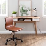 Pebble Contemporary Natural Wood Double Desk 16 Pebble Contemporary Natural Wood Double Desk