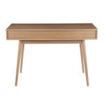 Pebble Contemporary Natural Wood Double Desk 21 Pebble Contemporary Natural Wood Double Desk