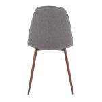 Pebble Contemporary Walnut and Charcoal Dining Chairs (Set of 2) 17 Pebble Contemporary Walnut and Charcoal Dining Chairs (Set of 2)