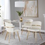 Pebble Contemporary White Marble Veneer Round Dining Table 19 Pebble Contemporary White Marble Veneer Round Dining Table