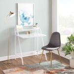 Pebble Grey Velvet Gold Contemporary Accent Chairs (Set of 2) 19 Pebble Grey Velvet Gold Contemporary Accent Chairs (Set of 2)