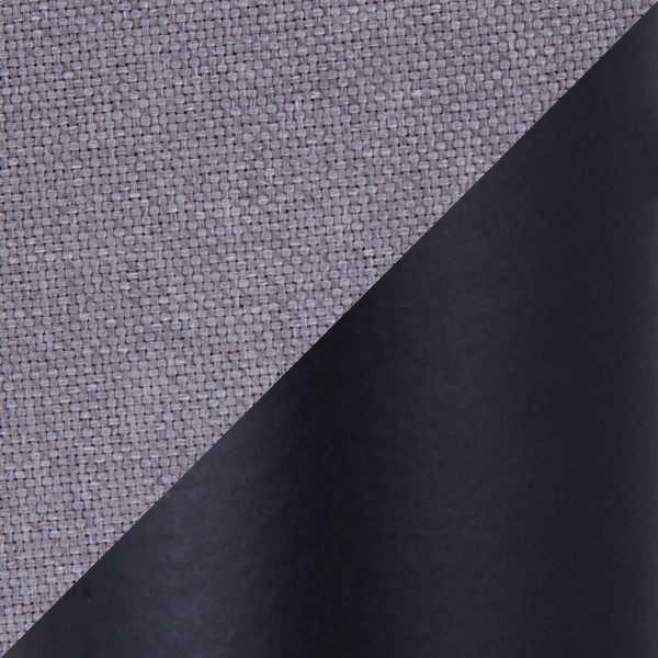 Pebble Light Grey Fabric Black Metal Counter Stools Set of 2 9