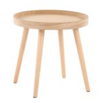 Pebble Mid-Century Modern Natural Wood Side Table Set 12 Pebble Mid-Century Modern Natural Wood Side Table Set