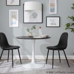 Pebble Modern Black Marble Veneer Table 7 Pebble Modern Black Marble Veneer Table