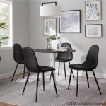 Pebble Modern Black Marble Veneer Table 6 Pebble Modern Black Marble Veneer Table