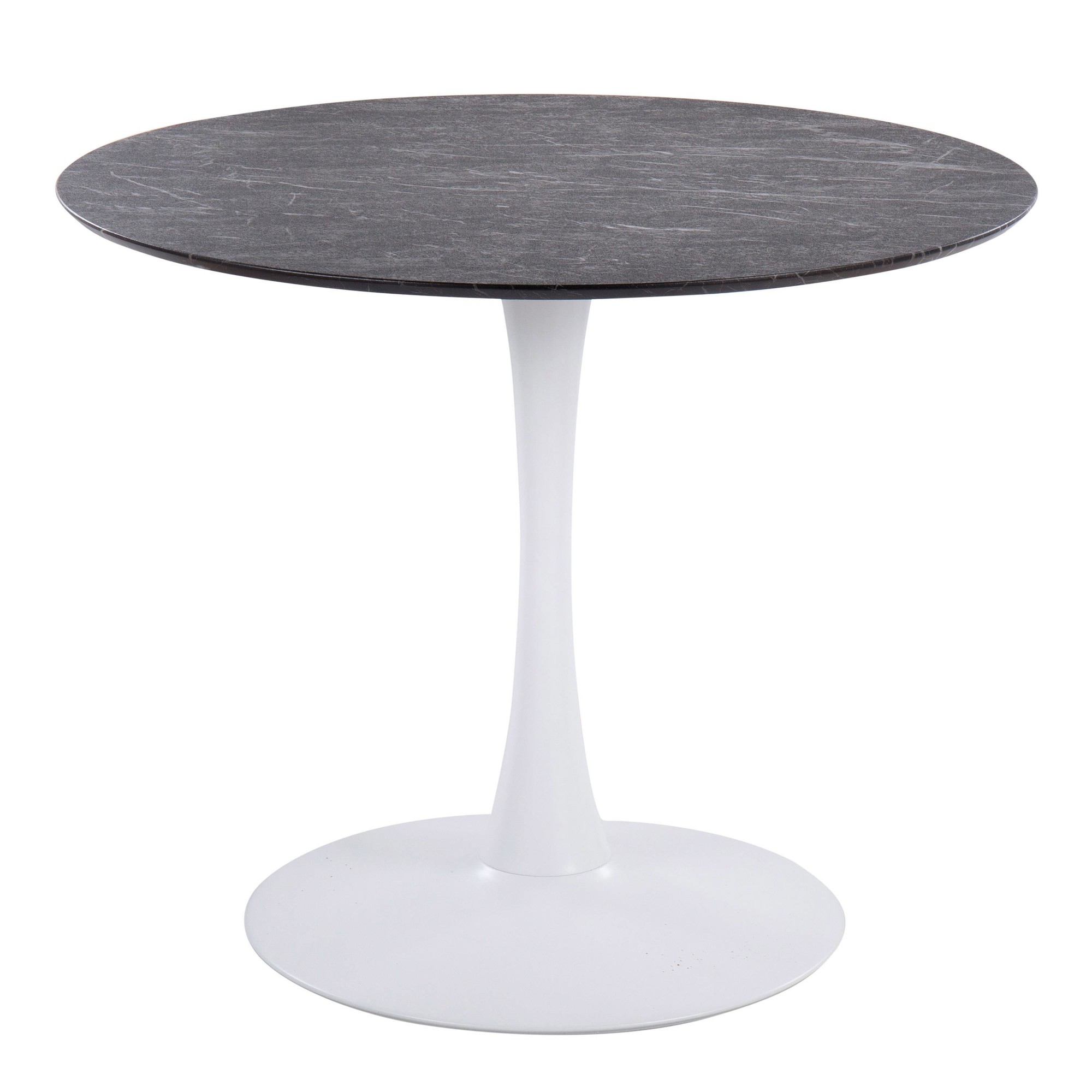 Pebble Modern Black Marble Veneer Table 3 Pebble Modern Black Marble Veneer Table - Image 3