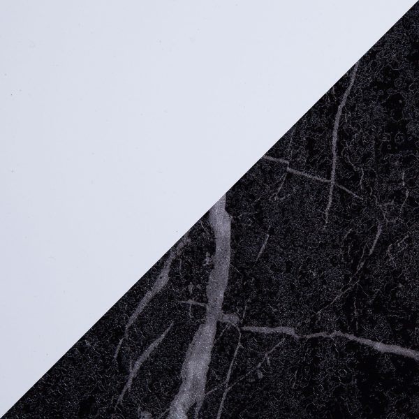 Pebble Modern Black Marble Veneer Table 4