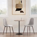 Pebble Walnut and Grey Mid-Century Modern Dining Chairs (Set of 3) 14 Pebble Walnut and Grey Mid-Century Modern Dining Chairs (Set of 3)