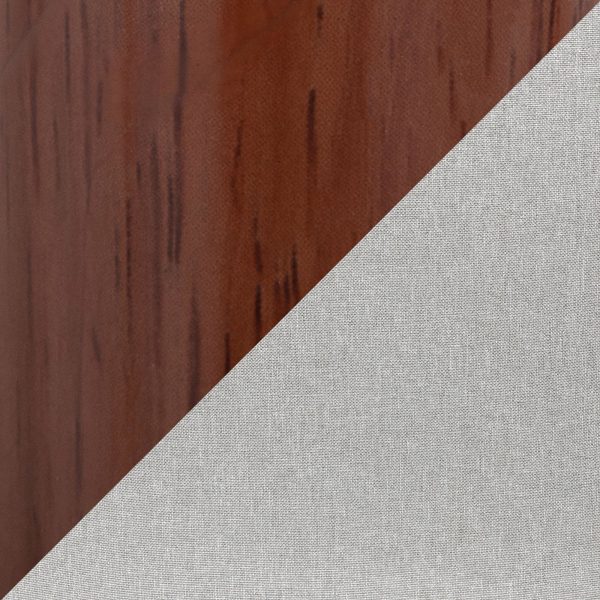 Pebble Walnut and Grey Mid Century Modern Dining Chairs Set of 3 11