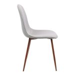 Pebble Walnut and Grey Mid-Century Modern Dining Chairs (Set of 3) 18 Pebble Walnut and Grey Mid-Century Modern Dining Chairs (Set of 3)