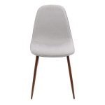 Pebble Walnut and Grey Mid-Century Modern Dining Chairs (Set of 3) 21 Pebble Walnut and Grey Mid-Century Modern Dining Chairs (Set of 3)