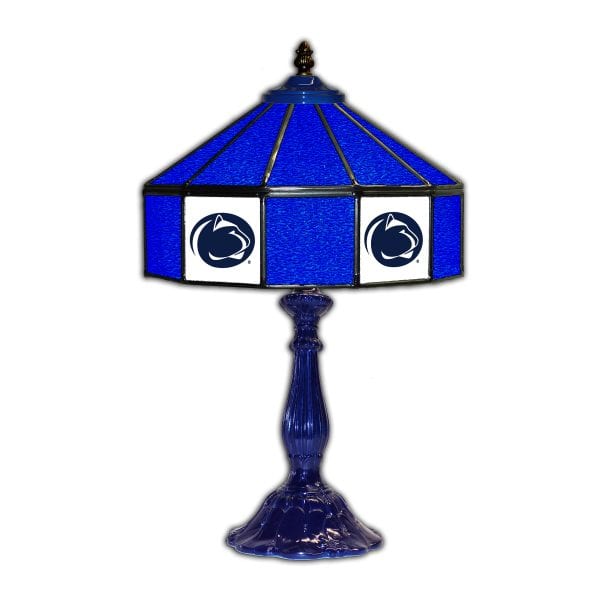 Penn State 21 inch Glass Table Lamp