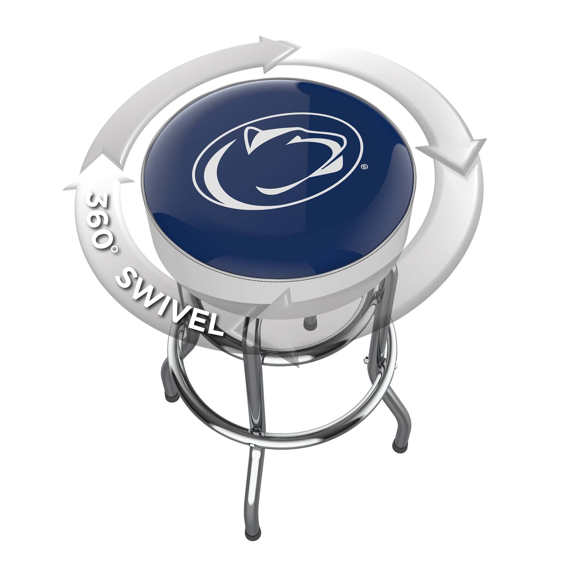 Penn State Chrome Bar Stool 7 Penn State Chrome Bar Stool - Image 7