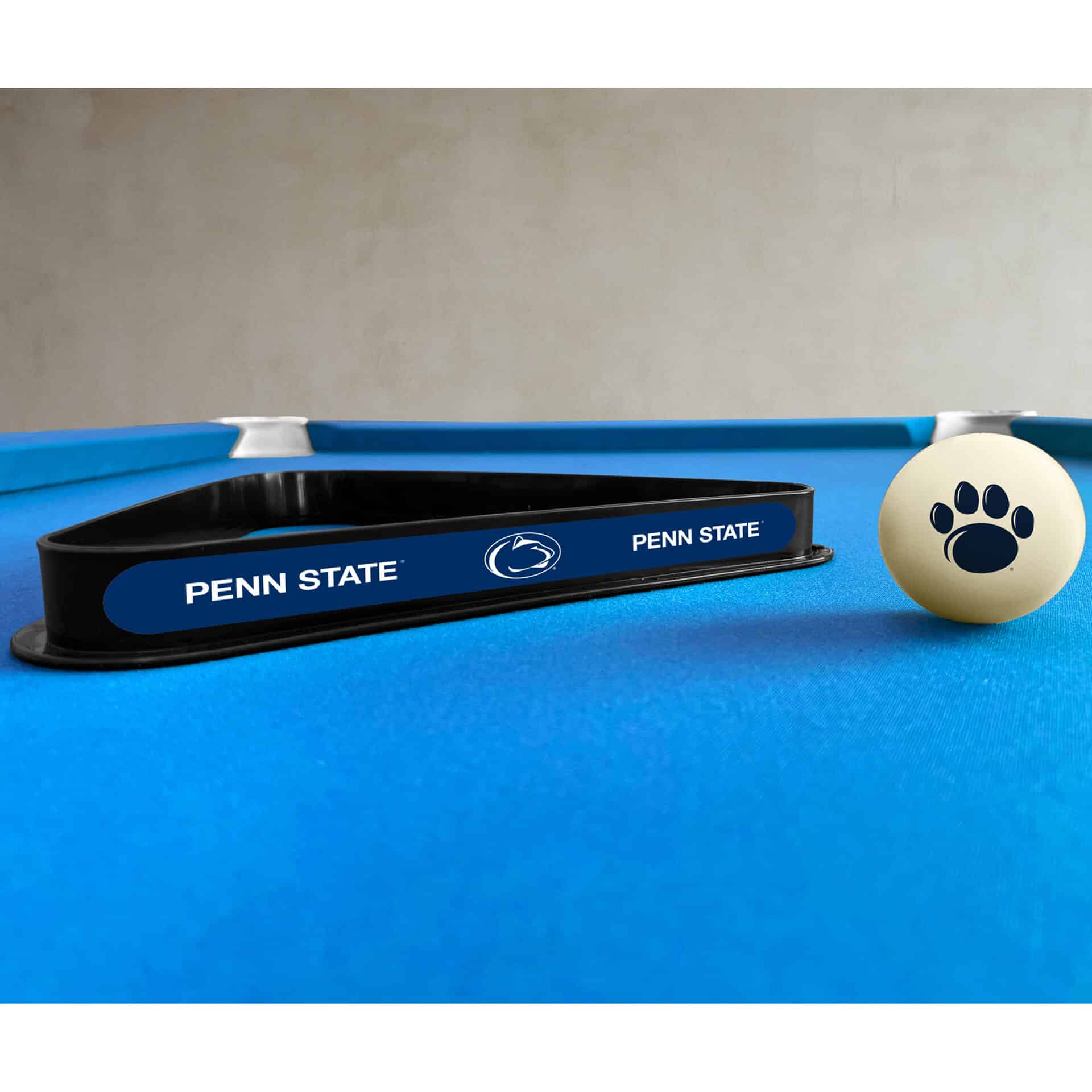 Penn State Cue Ball & Ball Rack 3 Penn State Cue Ball & Ball Rack - Image 3