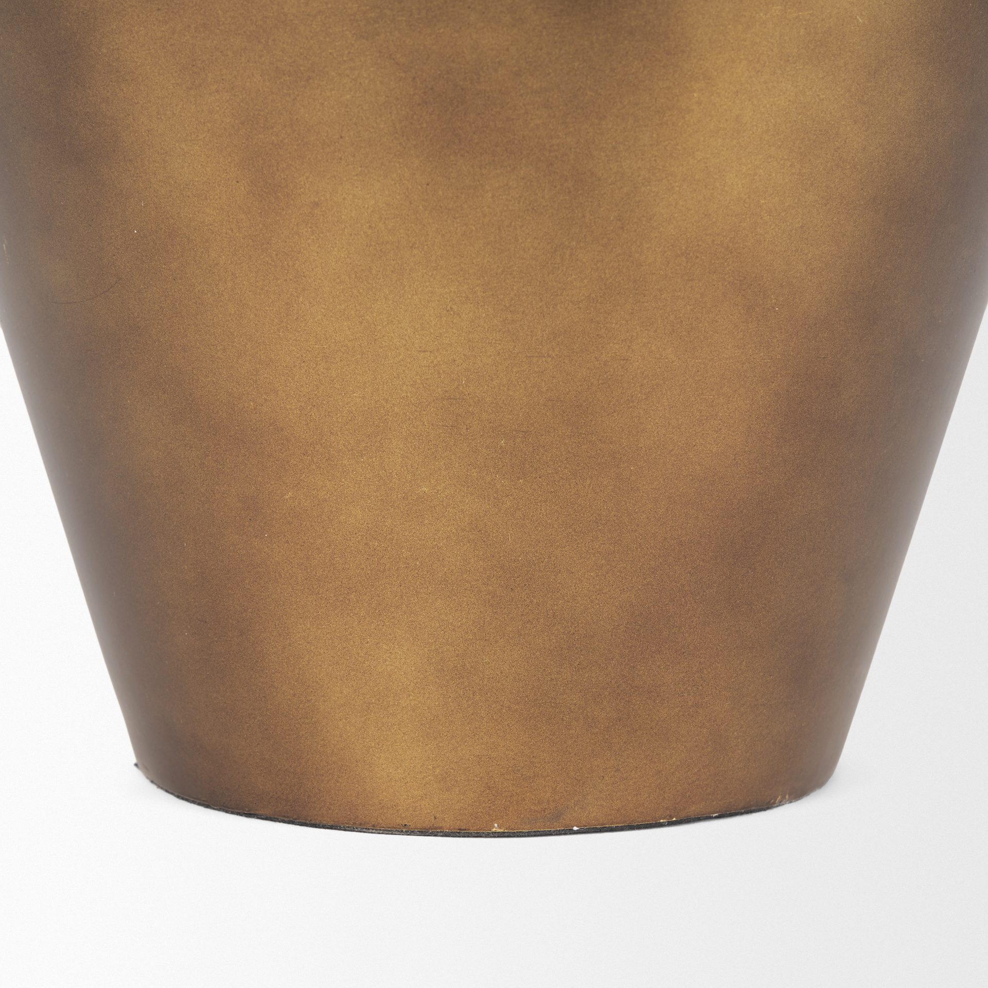 Perrin Large Brushed Gold Metal Decorative Vase 12 Perrin Large Brushed Gold Metal Decorative Vase - Image 12