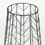 Petiole II Large Gold Toned Metal Table Candle Holder