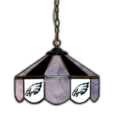 Philadelphia Eagles 14 inch Stained Glass Handcrafted Pub Light