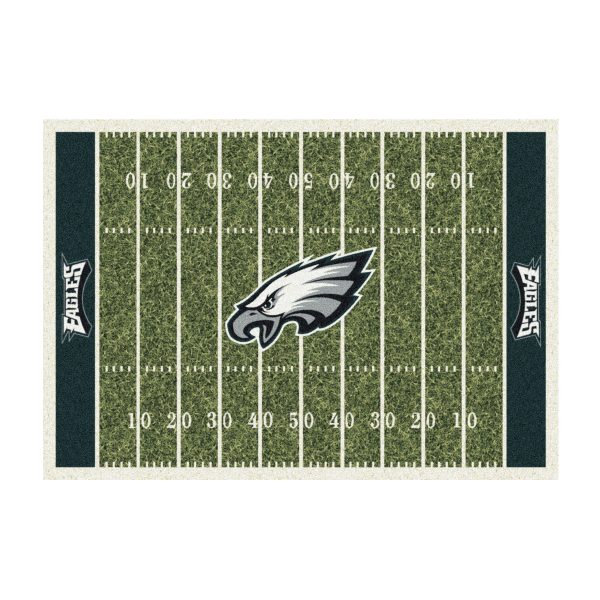 Philadelphia Eagles 6x8 Homefield Football Field Area Rug