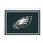 Philadelphia Eagles 8 x 11 Spirit Area Rug