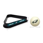 Philadelphia Eagles Billiards Triangle and Cue Ball Combo