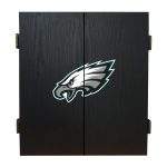 Philadelphia Eagles Bristle Dartboard Cabinet Set