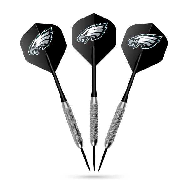 Philadelphia Eagles Bristle Dartboard Cabinet Set