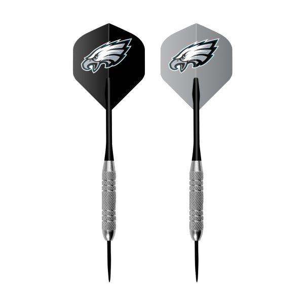 Philadelphia Eagles Bristle Dartboard Cabinet Set 7