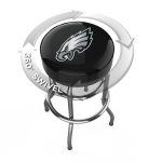 Philadelphia Eagles Chrome Logo Bar Stool