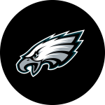 Philadelphia Eagles Chrome Logo Bar Stool