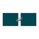 Philadelphia Eagles Chrome USB Charging Lamp with Shade