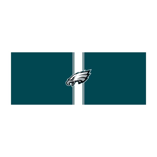 Philadelphia Eagles Chrome USB Charging Lamp with Shade 1