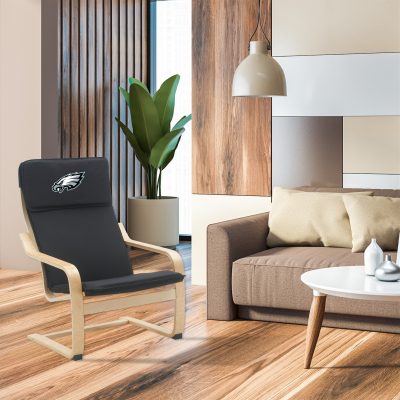 Philadelphia Eagles Embroidered Birch Bentwood Accent Chair