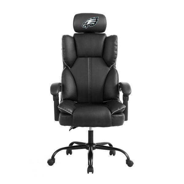 Philadelphia Eagles Embroidered Headrest Adjustable Champ Chair 1