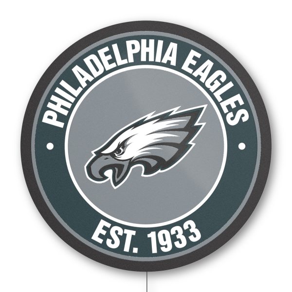 Philadelphia Eagles LED Establish Date Sign 1