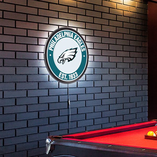 Philadelphia Eagles LED Establish Date Sign 3