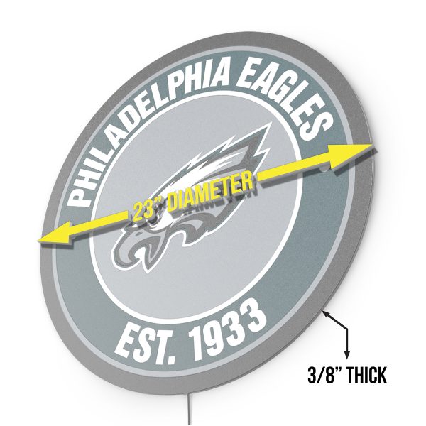 Philadelphia Eagles LED Establish Date Sign 5