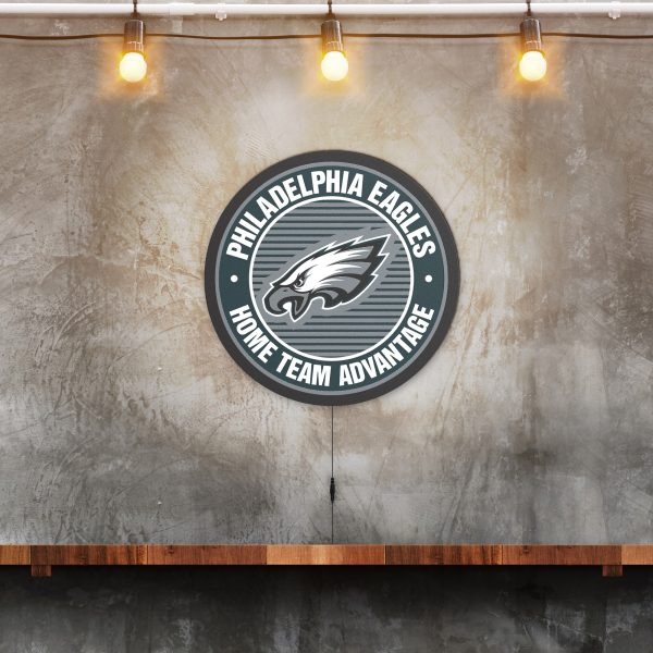 Philadelphia Eagles LED Home Field Advantage Sign 1
