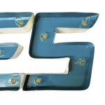 Philadelphia Eagles Lighted Recycled Metal Wordmark Logo Sign