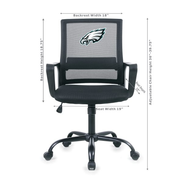 Philadelphia Eagles Mesh Back Office Task Chair 1
