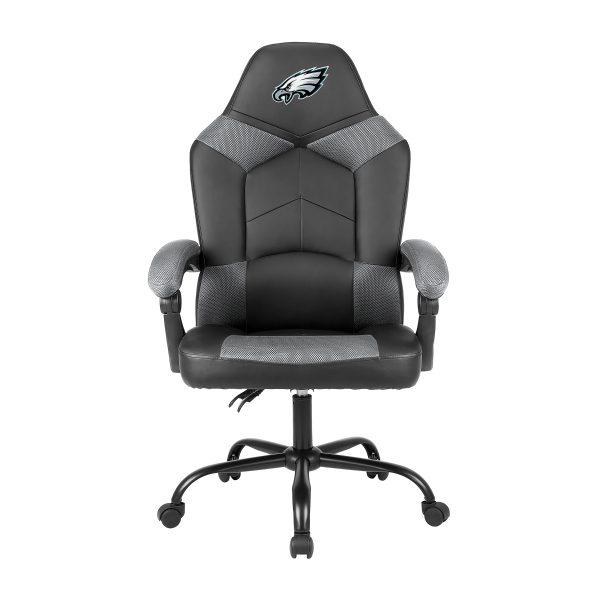 Philadelphia Eagles Oversized Embroidered Gaming Chair with Storage Pouch 1